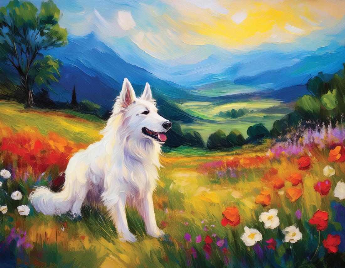 Cane da pastore bianco art#4