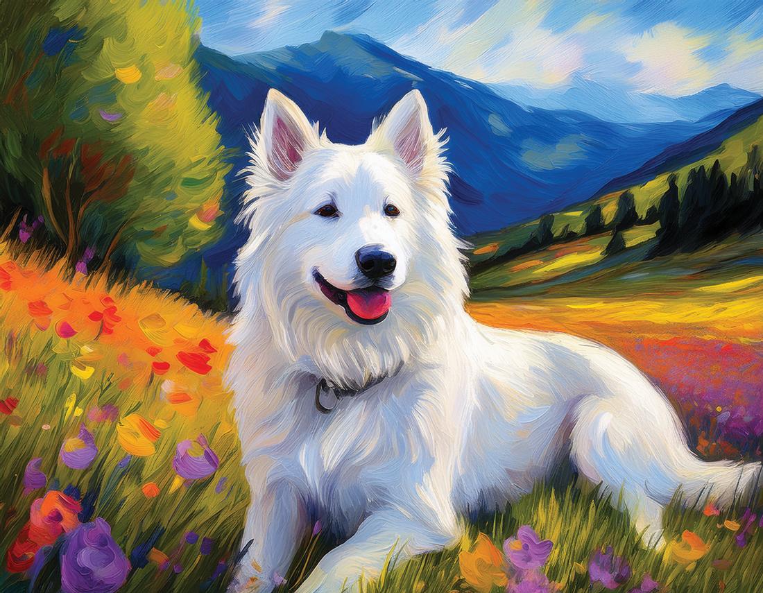Cane da pastore bianco art#6