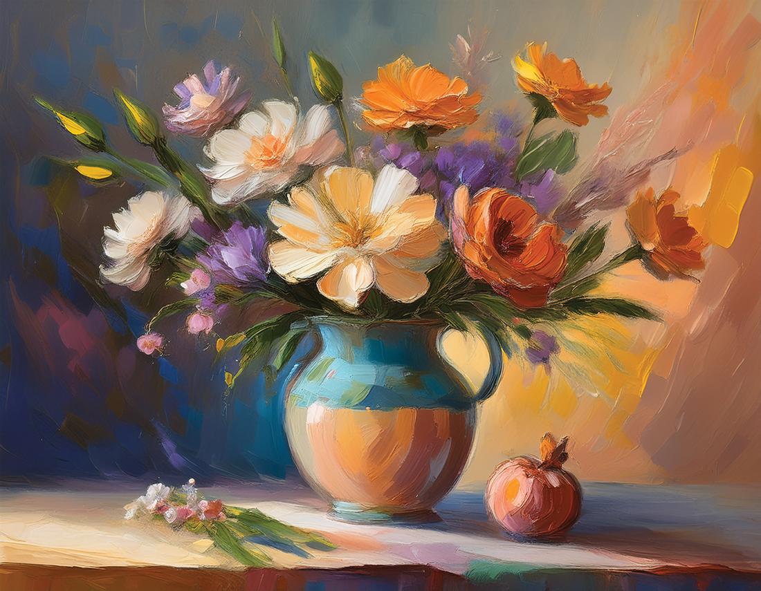 Vaso con fiori art#12
