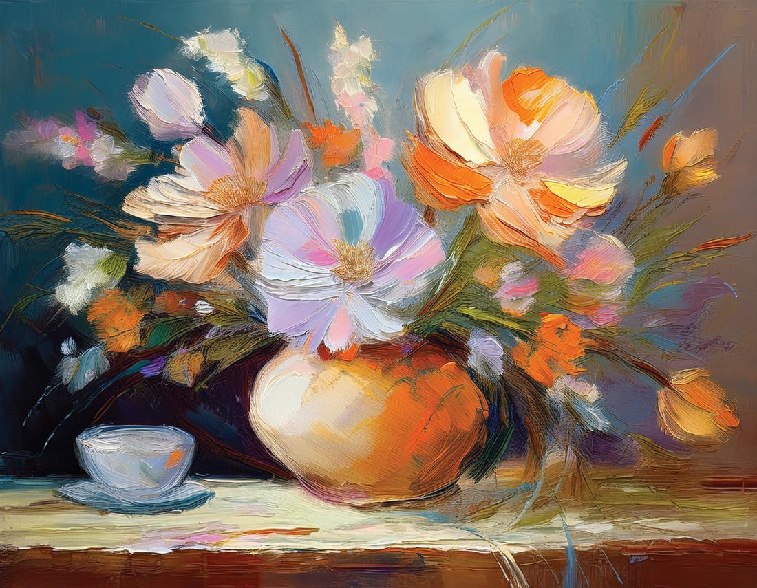 Vaso con fiori art#19