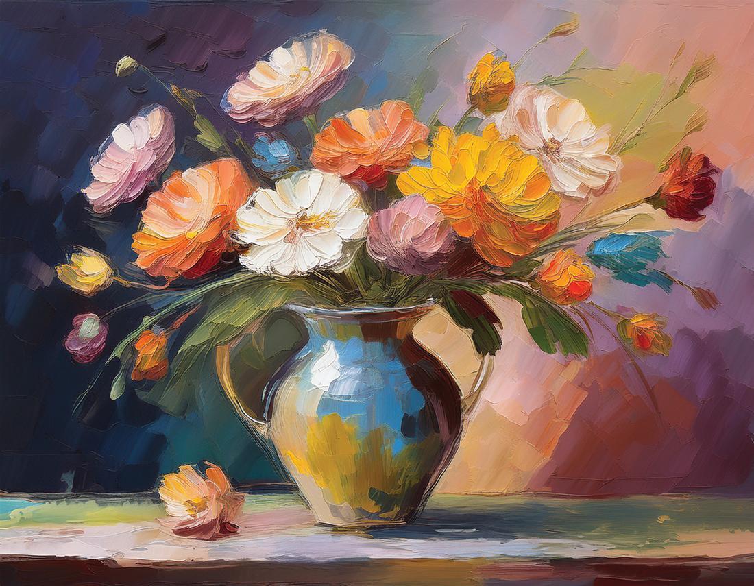 Vaso con fiori art#22