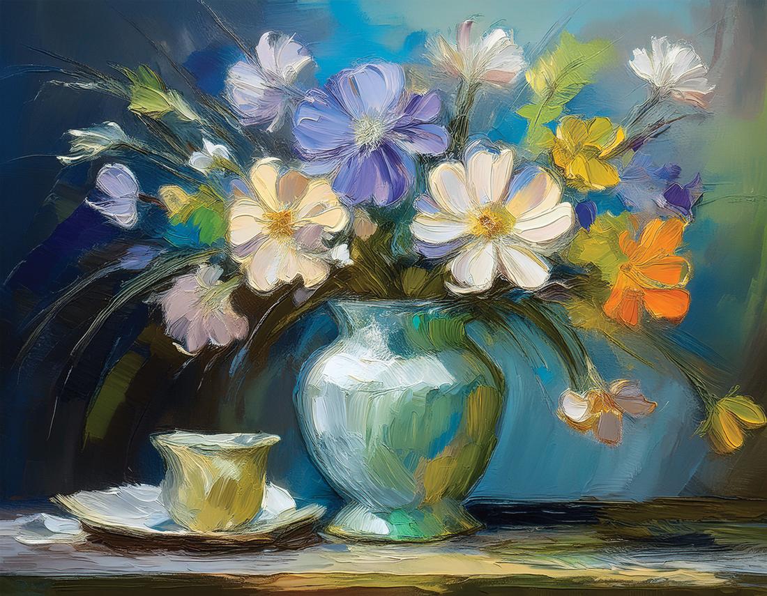 Vaso con fiori art#34