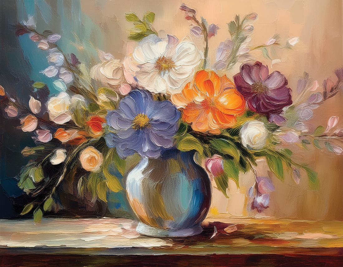 Vaso con fiori art#43