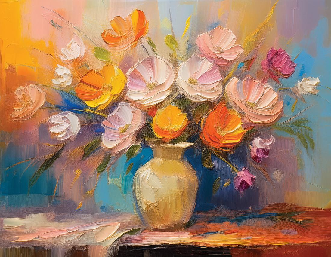 Vaso con fiori art#44