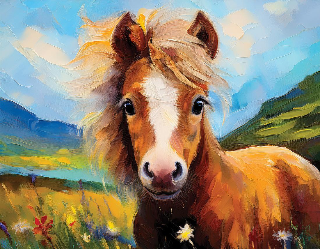 Ragazze con pony art#6