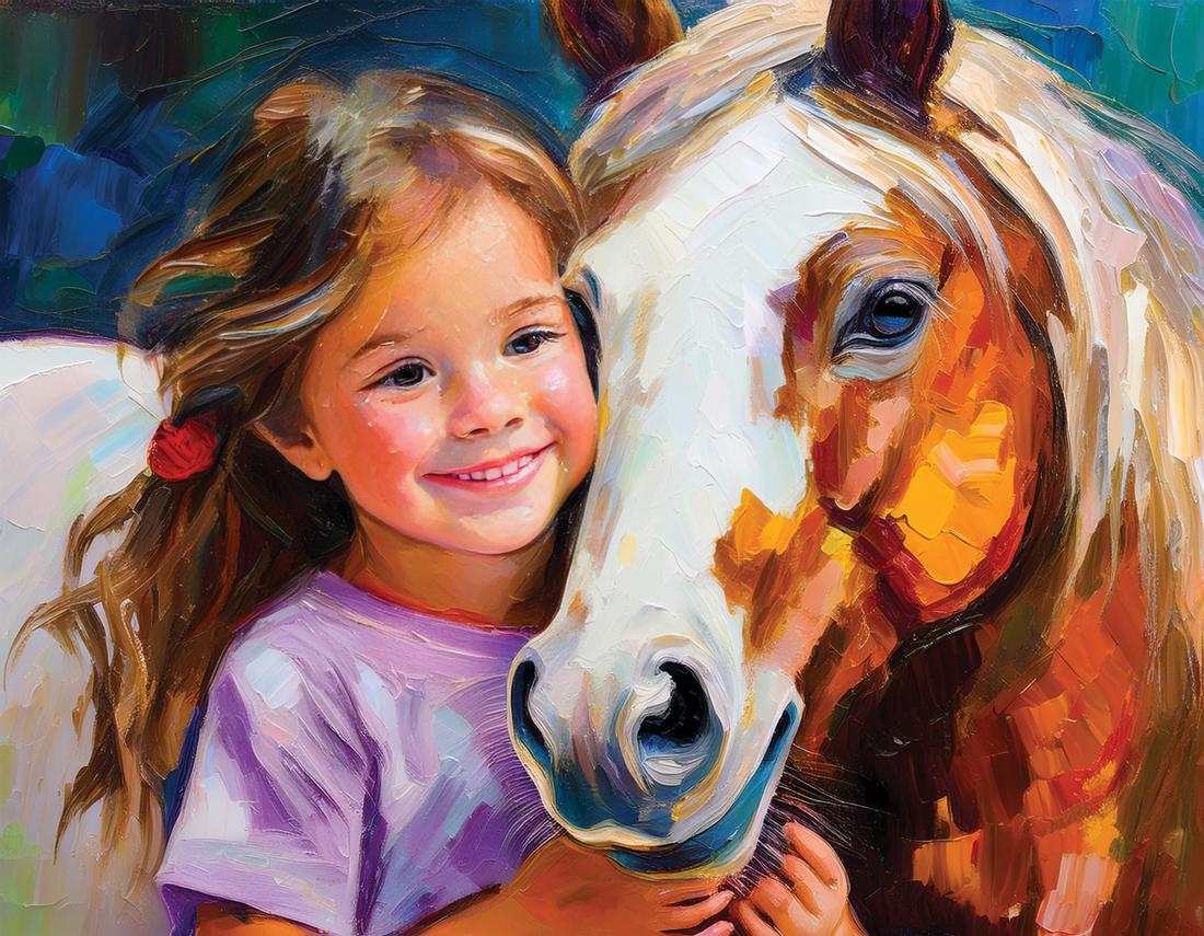 Ragazze con pony art#9